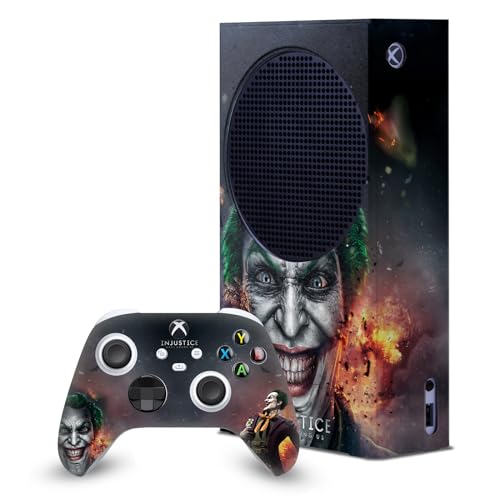 Skin Xbox Series S Injustice Joker par Head Case Designs pour console et manette