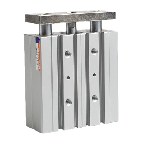Cilindro de guía compacto TCM12 con neumática de aire y carrera de 20mm 3