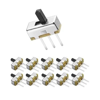 ON Off Switch, SPDT Micro Switch Mini Switches Small Slide Toggle 1p2t for PCB Arduino Breadboard Electronic Board Dip Miniature 3mm 70PCS GuuYebe