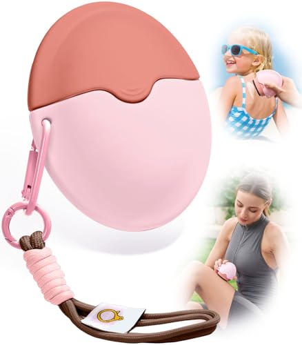 Sunscreen Applicator - Refillable Roll on Sponge Sunscreen, Suncream &amp; Lotion Applicator For Kids, Adults &amp; Families - Travel Size Essentials for Vacation and Summer Beach