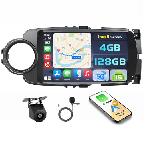 Autoradio GPS intelligent pour voyager en Toyota Yaris 2012 connectée sur toutes les routes