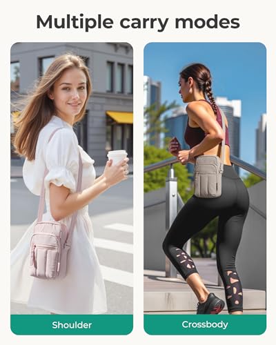 Image of BAGSMART Crossbody Bags for Women, Mini Cell Phone Cross body Purses Travel Wallet with RFID Blocking Card Slots