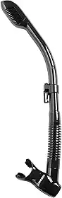 Cressi Snorkel seco para mergulho adulto com proteção contra respingos e válvula superior - Supernova Dry: projetado na Itália