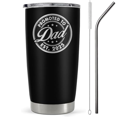 Promoted to Dad 2025 Tumbler 20oz
