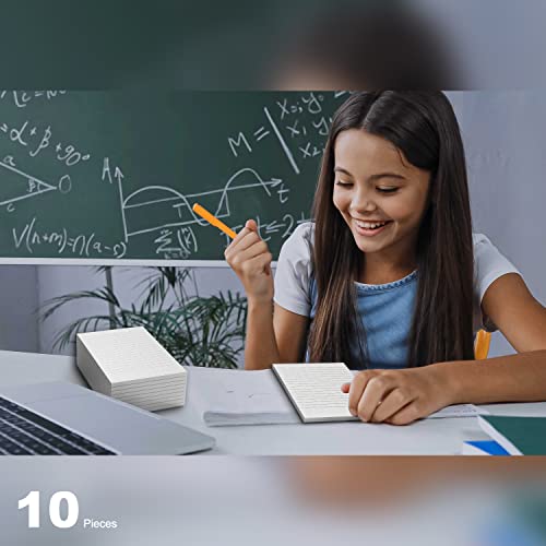10 Pack Note Pads Small 4X6 Inch Lined Writing Memo Pads Refills Scratch Pads With 50 Sheets Each Pad Narrow Ruled Mini Pocket Notebook Writing Pads Of Paper For Daily Work Planning And Organization #TOP5