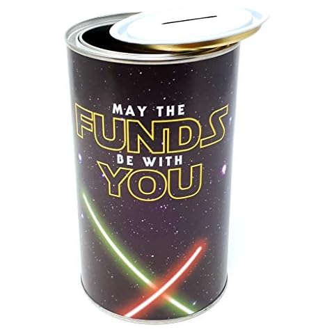 CanTastic May The Funds, Reusable Money Tin 17 x 10 cm Cover