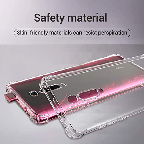 Image of COVERBLACK Rubber Silicone Back Cover for Mi Redmi K20 - Transparent