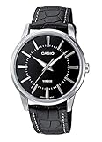 reloj clasico casio mujer Caja de latón y correa resistente de cuero auténtico