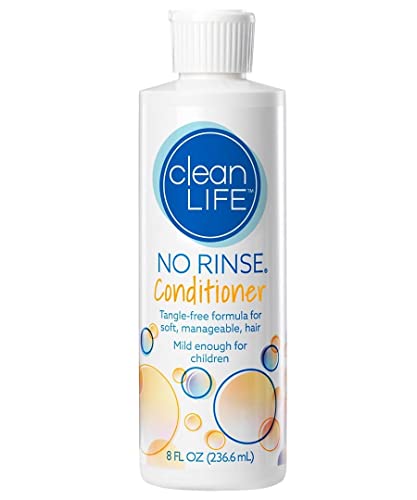 No-Rinse Hair Conditioner, 8 fl oz - Leaves Hair Fresh, Clean and Odor-Free, Rinse-Free Formula