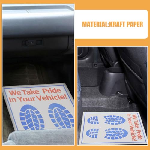 Alfombrillas de papel kraft para coche evitan manchas como protector temporal de suelo 3