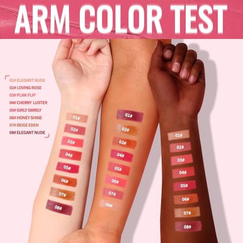 Image of Matte Creamy Lipstick for Women, Long Lasting Waterproof Velvet Lipstick, Lip Stick Crayon Buildable Blendable Creamy Color, Moisturizing Longwear Lip Makeup 01#