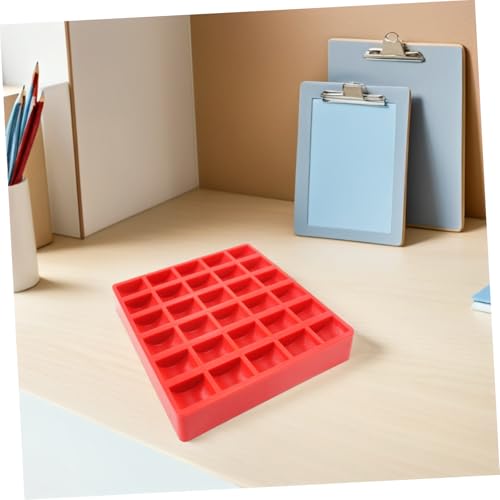 Caja organizadora para monedas color rojo miniatura 5
