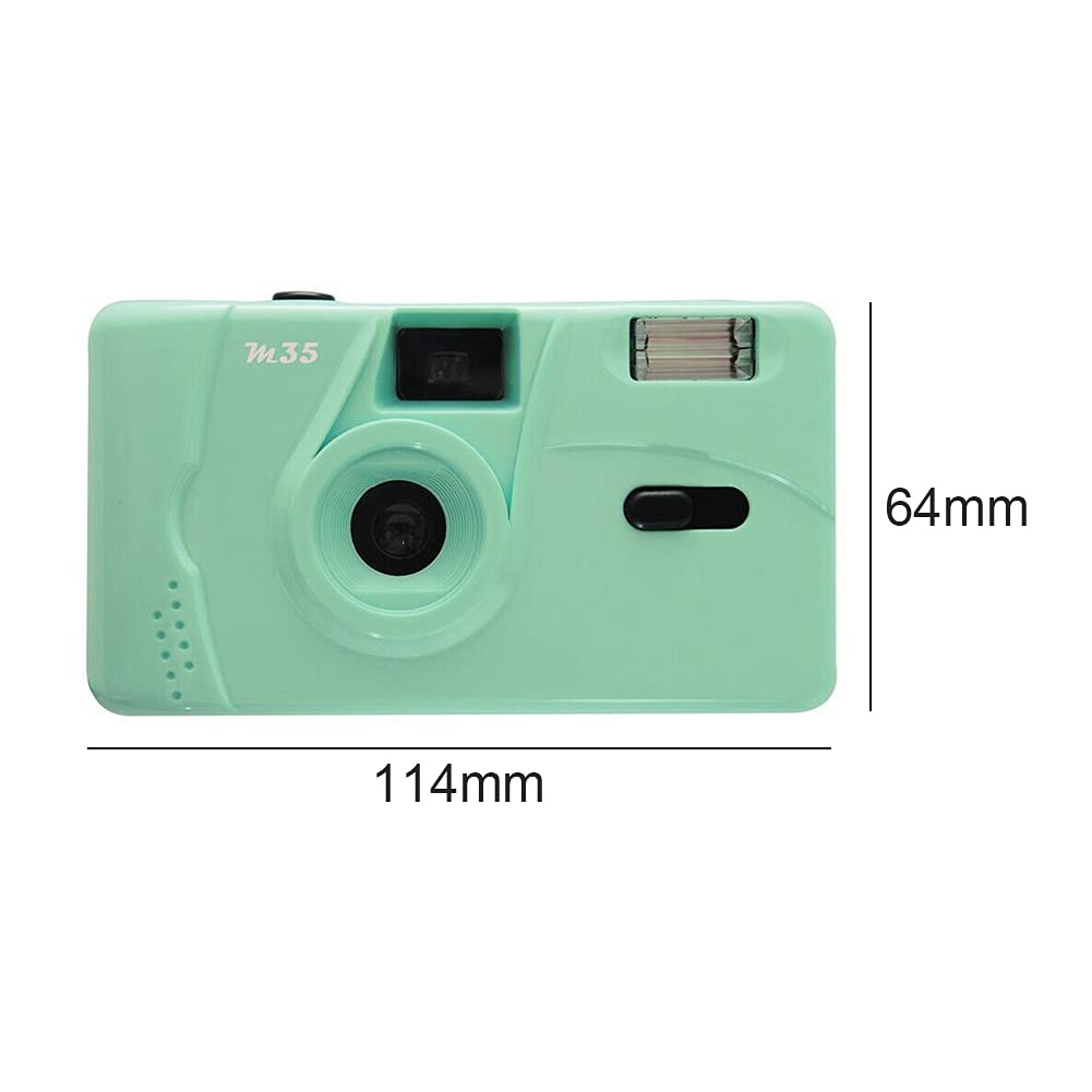 Cámara de película reutilizable Ta M35 de 35 mm (verde)