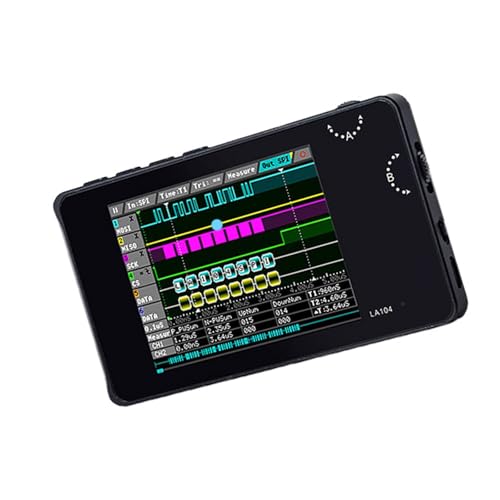 XEGZLH 100Msa/s Samplings Rate Digital Logics Analyzers Portable 2.8in Screen Handheld Instrument Pocket Logics Analyzers