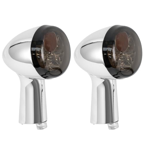 Riloer 1 paire de clignotants arrière LED pour moto Compatible avec Harley-Davidson XL883 XL1200 Sportster 1992-2021, clignotants universels feux de freinage...