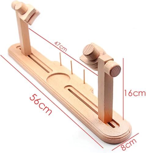 Este Bastidor de Madera Ajustable con rotación de 360° y Longitud retráctil Permite Bordar y Realizar Manualidades con Las Manos Libres.