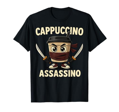 Kinder Meme Italian Brainrot Cappuccino Assassino T-Shirt