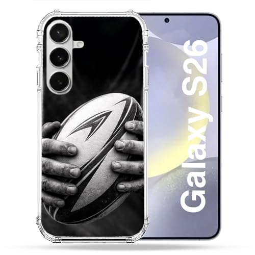 Coque Renforcée pour Samsung Galaxy S26 Sport Rugby Ballon Moderne