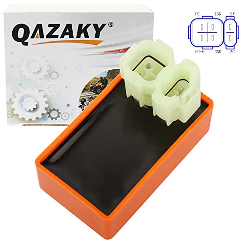 Qazaky Ac 6-Pin Cdi Box For Gy6 50Cc 70Cc 80Cc 110Cc 125Cc 150Cc 4-Stroke Engine Scooter Atv Go Kart Moped Quad Pit Dirt Racing Mini Bike Motorcycle Chopper 139Qmb 152Qmi 157Qmj Xr50 Crf50 Chinese #TOP3
