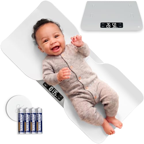Image of Greater Goods Digital Baby Scale – Dependable Infant & Toddler Weighing, Easy-to-Read Display with lb/kg Modes, Hold Function for Movement, Collapsible Design, 66 lb Capacity (Non-Connected)