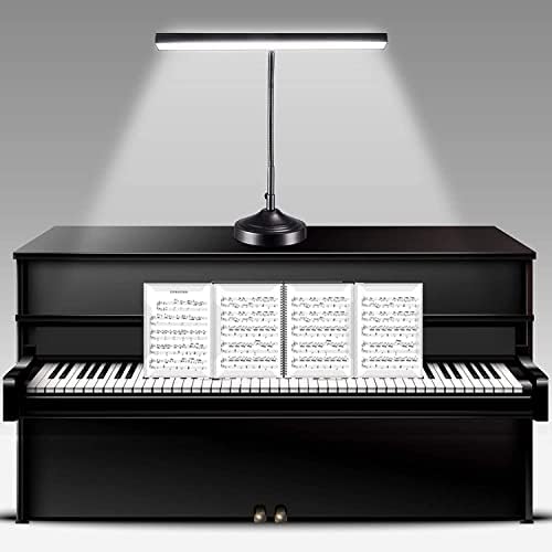 Piano Light, LED Piano Lamp for Upright/Digital/Grand Pianos, Flexible Gooseneck Music Stand Light with 3 Color Modes×10 Brightness, Desk Lamp for Home Office, Black, 10W, 1000LM (with Base) Piano Light, LED Piano Lamp for Upright/Digital/Grand Pianos, Flexible Gooseneck Music Stand Light with 3 Color Modes×10 Brightness, Desk Lamp for Home Office, Black, 10W, 1000LM (with Base)