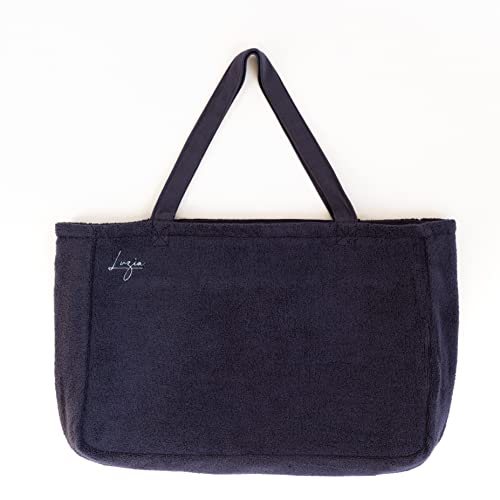 Bolsa reversible de algodón Luzia para playa miniatura 4