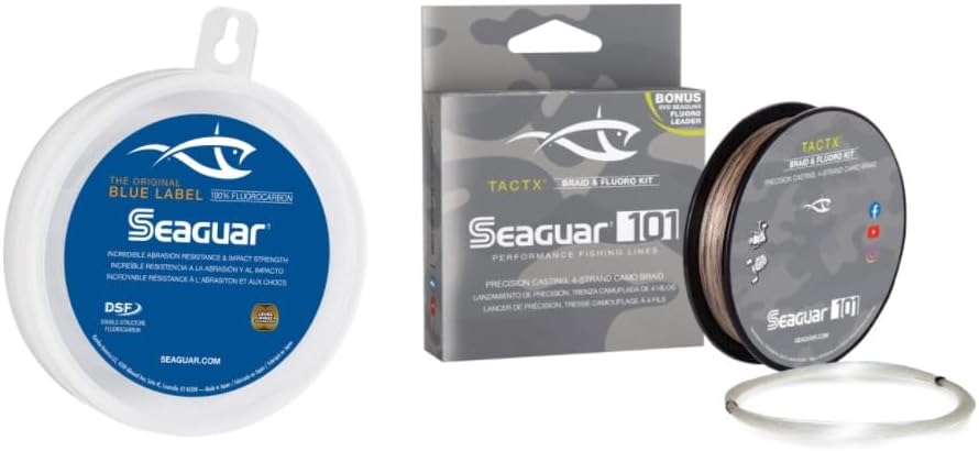 Seaguar Saltwater Fishing Line & Leader Bundle - Blue Label/TactX