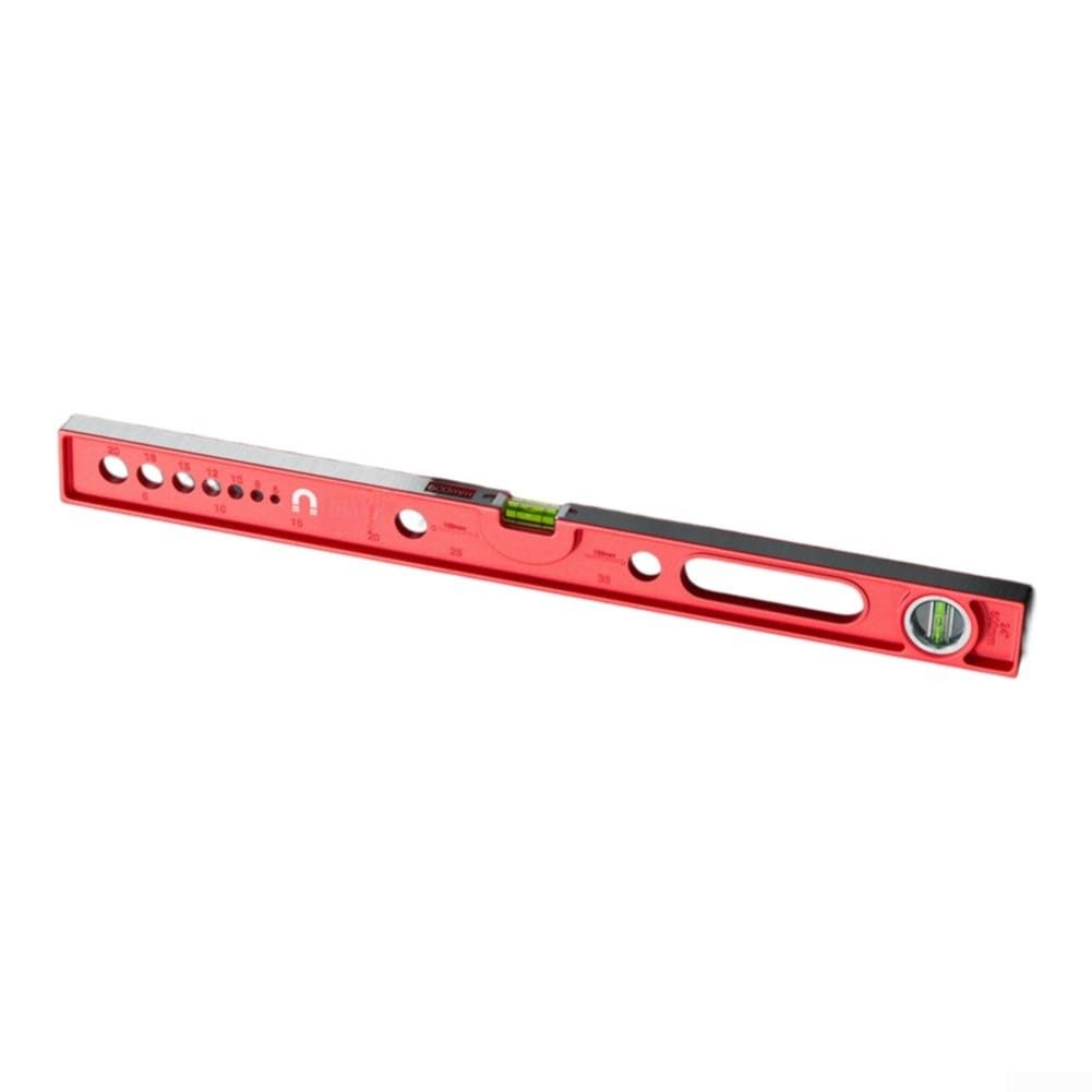 Massives Aluminium Wasserwaage mit starkem Magnet- 0-5 mm/m Genauigkeit-