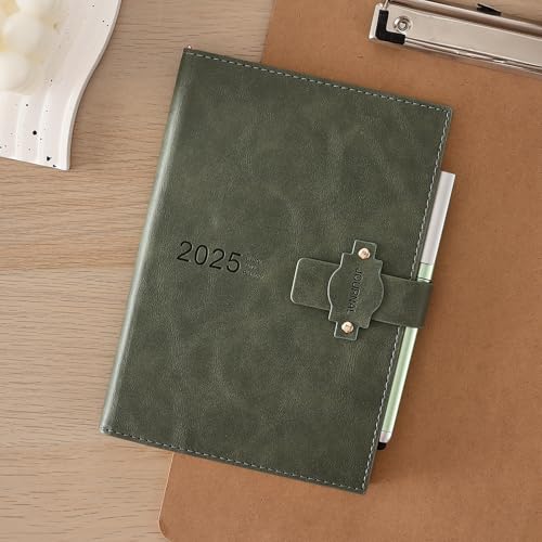 Mljtoyo Diary Planner 2025 A5 Page a Day,Hardcover Productivy Daily ...