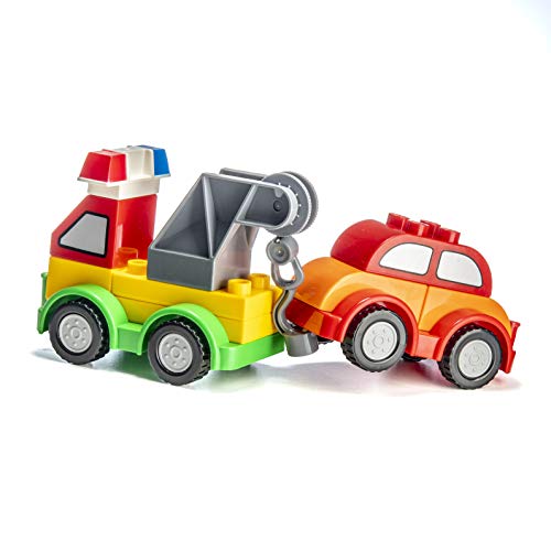 Prextex Building Toys Set - Build Your Own Toy Cars & Trucks With Building Blocks For Toddlers 3-5+ #TOP5