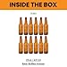 FastRack 22 oz Longneck Beer Bottles | Crown Cap Refillable Amber Beer Bottle | Food Grade – ECO Friendly Bottles for Home Brewing | Case of 12