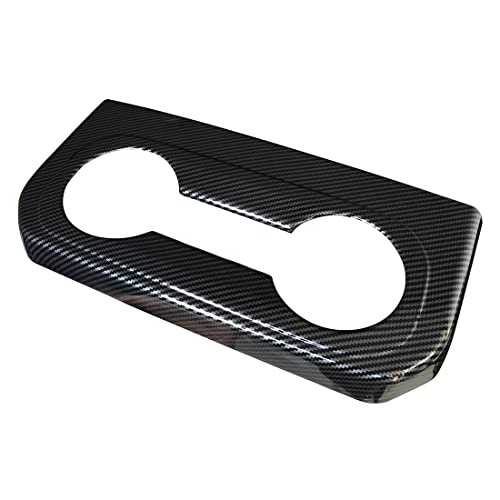 Cubierta portavasos consolas traseras fibra carbono para Chevy Silverado miniatura 6