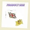 5PCS Union Jack Flag Enamel Brooches United Kingdom Metal Flag Lapel Pin Badges For Clothes Uk Flag Union British Patriotic British Badges Accessories Jewelry Gift #1