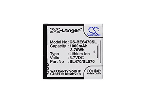 TCTK Akku 1000mAh Kompatibel mit [Olympia] Janus, für [Bea-fon] S480, SL470, SL570, SL580, SL590, SL670EU001W, SL670A, SL671A, SL690 Ersetzt SL470/SL570 FBA