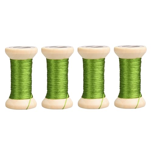 Image of 100% Mulberry Hand Dyed Silk Embroidery Thread, Embroidery Floss, 4 Spools Each 24 Yards (04-4)