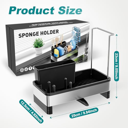 Amazon – Ewaiira Stainless Steel Sink Caddy - image 2