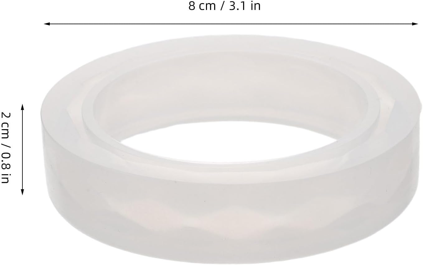 Zerodeko Aroma Ring White 4pcs Silicone Diffuser Accessory 62mm Light Bulb