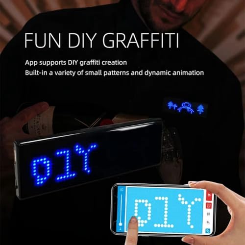 Module d'affichage A LED programmable avec texte nominatif et étiquette USB défilante - 3