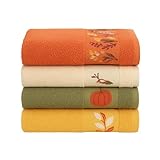 LA MALLORQUINA Pack 4 paños de Cocina 100% Algodón - Bordados