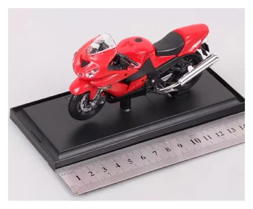 Moto Kawasaki Ninja ZX-12R a escala 1:18 en aleación para decoración 5