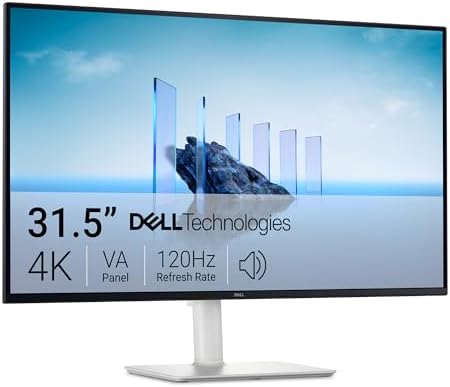 Dell 32 Monitor S3225QS, 4K UHD VA, 120Hz, FreeSync Premium, Eye Comfort