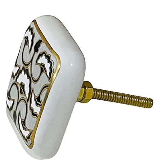 JP Hardware Ceramic Square Knobs Drawer Pulls for and Home