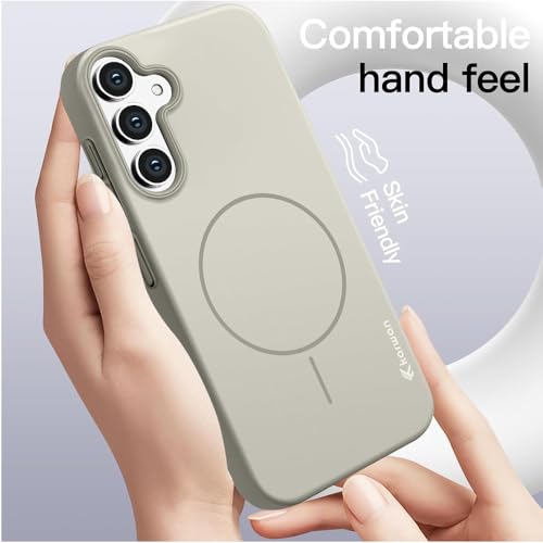 Image of KARWAN️Magnetic Ultra Slim-Fit Back Case Cover for Samsung Galaxy S24 FE |Hard PC Case Cover| Ultra-Thin & Light Weight with [Ultra Premium Feel] Case for Samsung Galaxy S24 FE(6.7 inch)(Grey)