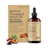 MAJESTIC PURE Batana Oil for Hair Growth | Moisturizes Scalp & Hair | Nourishing & Volumizing | 100% Pure & Natural | PETA Certified | 4 Fl Oz