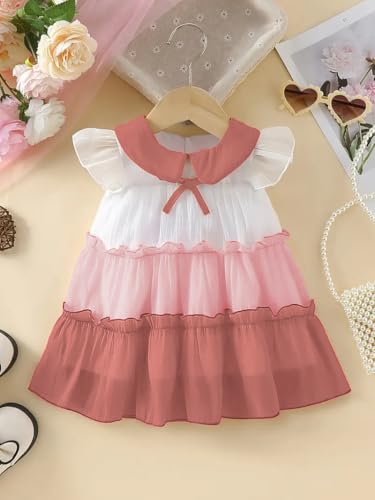 Image of TAGAS Dress for Girls II Baby Girl Dress||Frock for Girls|Casual wear for Kids Dresses|| Knee-Length