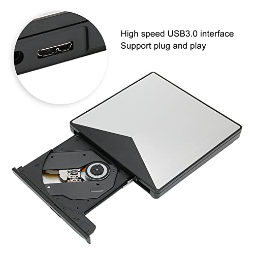 Lecteur DVD externe USB 3.0 et graveur CD portable pour PC Windows Linux et OS X - 4