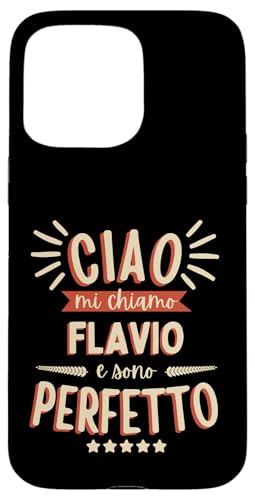 Flavio Idea Regalo Personalizzata Nome Divertente �X�}�z�P�[�X iPhone 15 Pro Max �p