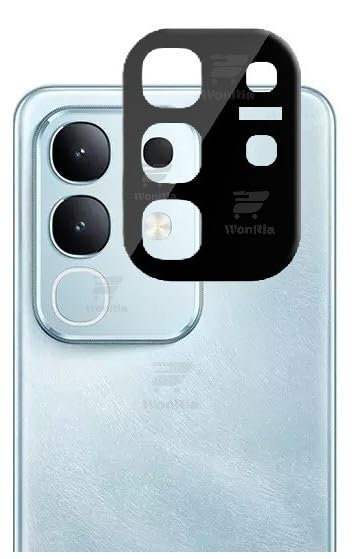 Image of WonRia [1+1 Matte Tempered Glass Compatible with Vivo T4x 5G with 3D Camera Lens Protector Glass Edges to Edge Screen Guard Protector - (Pack of 2)