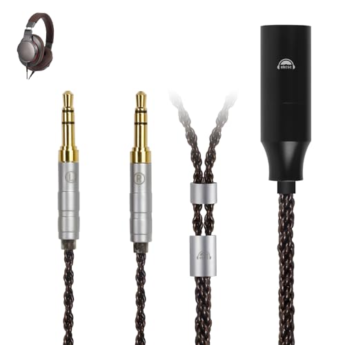 okcsc Dual 3.5MM to 4 Pin XLR Replacement Cable,for Home HiFi Equipment/Mixing Consoles/Monitor Controllers,Design for Scarlett 2i2, Apollo Twin X,Jotunheim 2, for JBL 305P MkII, 4 Pin XLR Plug 4 Feet