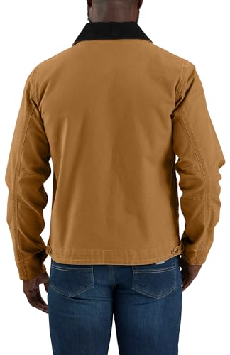 Carhartt Men's Relaxed Fit Duck Blanket Lined Detroit Jacket